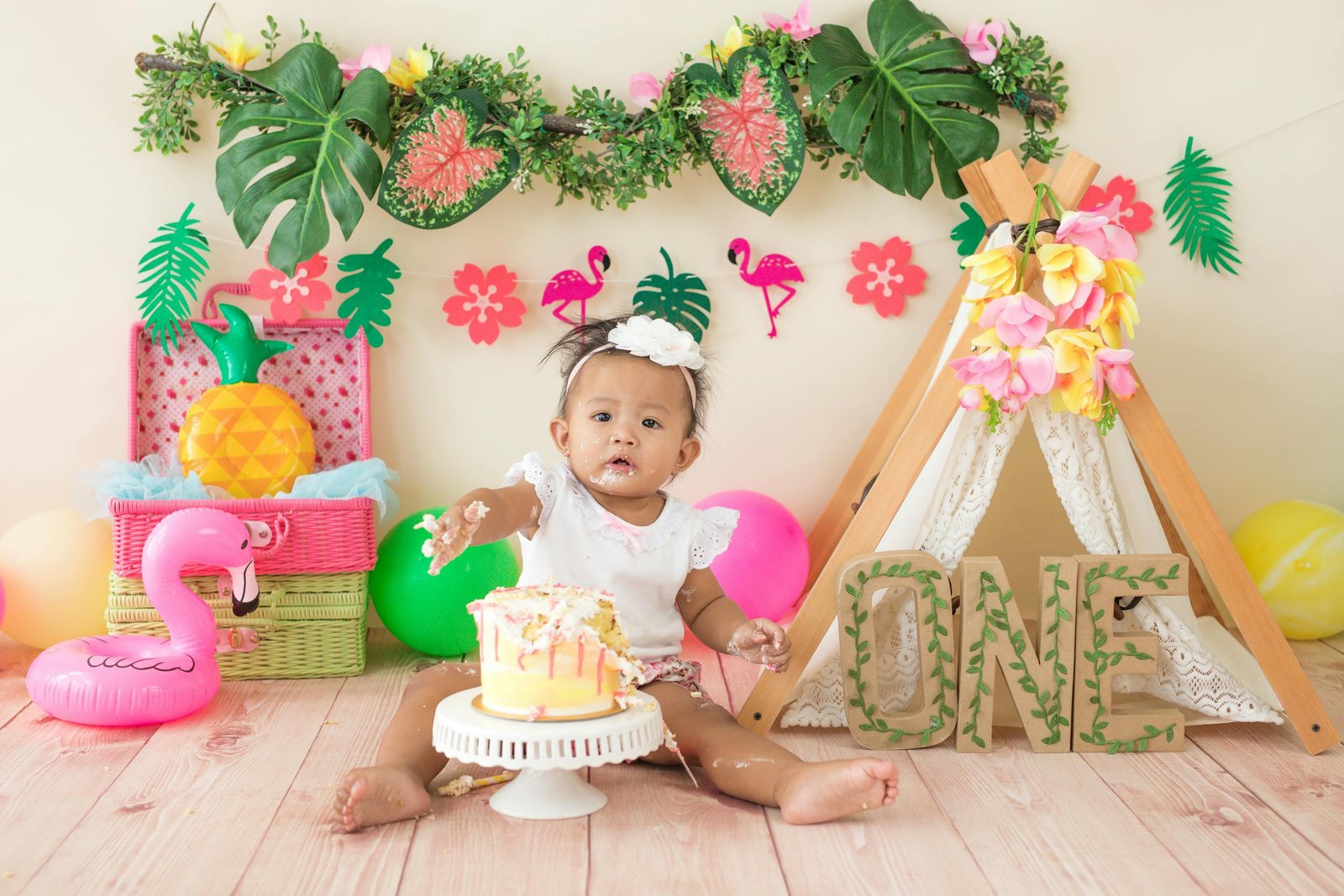 Baby Eating Cake